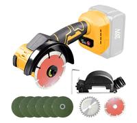 Amoladora angular inalámbrica Dewalt 20 V, herramienta 3 velocidades 12000 RPM, 100 mm