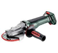 Amoladora angular inalámbrica METABO WVBF 18 LT BL 11-125 Quick con cabezal plano 601307840