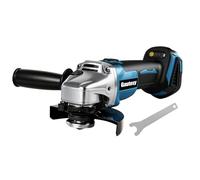 Amoladora angular inalámbrica para batería Ma-Kita de 18 V, motor compacto sin escobillas con 9000 RPM y 4 velocidades variables, rueda de molienda de 125 mm con llave amoladora para moler, cortar y