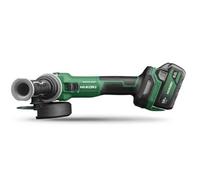 Amoladora angular inalámbrica sin escobillas HIKOKI 18 V 125 mm con interruptor deslizante y freno G1813DEWQZ