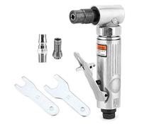 Amoladora angular industrial de 90 grados, herramienta de esmerilado neumática, máquina de pulido de alta velocidad de 25000 rpm para metal, madera y caucho, con mandril de 3-6 mm