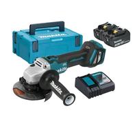 Amoladora angular Makita Aku con regulación 125mm Li-ion LXT 18V/3.0Ah, Makpac DGA511RFJ