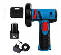 Amoladora Angular Mini Recargable con 1x Batería de 12V para , Lijado y Trabajos de Herramientas Pequeñas, Máquina de