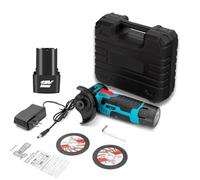Amoladora angular miniatura recargable de 12 V con batería, cuchilla corte, pulidora for cortar diamantes, inalámbrica(AB170)