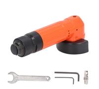 Amoladora angular neumática de 2 pulgadas, herramienta de aire industrial compacta, construcción de acero de aleación, ligera de baja vibración, agarre ergonómico, ideal para eliminación de metales y