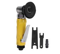 Amoladora angular neumática de 2 pulgadas | Máquina amoladora neumática de acero de aleación de 15000 RPM | Mini amoladora para desbarbar, pulir, biselar, diseño de baja vibración con 2 llaves