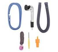 Amoladora Angular Neumática de 90 Grados, 23500rpm, Mini Herramienta de Molienda de Aire, 3mm, con 8 Anillos de Lija y Accesorios