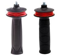 Amoladora angular resistente que absorbe los golpes, lado auxiliar para amoladora angular, mango lateral auxiliar, mango lateral auxiliar, mango absorbente de golpes para mango de amoladora angular