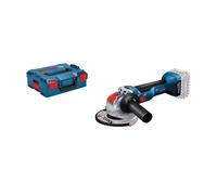 Bosch Professional 18V System amoladora angular batería GWX 18V-10 con X-LOCK (Ø disco: 125 mm, incl. cubierta protectora, empuñadura auxiliar, bandeja para L-BOXX, L-BOXX, sin batería/cargador)