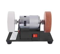 Amoladora De Banco - 100W 6000 RPM Velocidad Máxima Mini Silenciosa | Pequeña Pulidora De Banco,Para taller doméstico de metal, pulido para joyería, rectificado, modelismo y