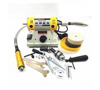 Amoladora de banco velocidad ajustable 350 W, pulidora for carpintería, bricolaje, torno joyería jade con meta