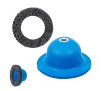 Amoladora de cubo de rueda interior de 90 mm de diámetro, diámetro exterior de 150 mm, accionamiento cuadrado de 1/2 pulgadas (12,5 mm), limpieza rápida de óxido y suciedad en cubos de rueda, para