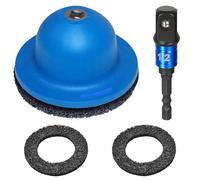 Amoladora de cubo de rueda para coche 150 mm, juego de cepillos para bujes de rueda con conexión cuadrada de 1/2" lijadora de cubo para sustitución de neumáticos y limpieza de llantas