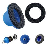 Amoladora de cubo de rueda para coche, interior de 90 mm, para exterior, 150 mm, para enganche de remolque con accionamiento de 1/2", limpiador de bujes de rueda, lijadora de buje para coche, para