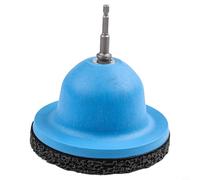 Amoladora de cubo de rueda para llantas y cubos de rueda automotriz, herramienta de disco abrasivo de 150 mm OD con accionamiento de 1/2 pulgada, compatible con taladros inalámbricos, eliminación de