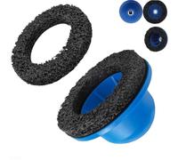 Amoladora de cubo de rueda para taladro, cubos de ruedas y discos de freno, herramienta de limpieza y lijado, eliminador de óxido para coche y furgoneta, contacto de metal sobre metal, resistente al