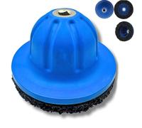 Amoladora de cubo de rueda para taladro, cubos de ruedas y discos de freno, herramienta de limpieza y lijado, eliminador de óxido para coche y furgoneta, contacto de metal sobre metal, resistente al