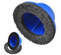 Amoladora de cubos, amoladora de cabeza esférica, amoladora de cubo de rueda para coche, amoladora de cubo, cepillo de limpieza con rueda abrasiva de 150 mm para llave de impacto de 1/2 pulgadas