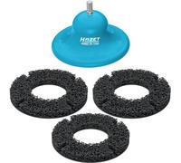 Amoladora de cubos de rueda HAZET 4960R-160/4 I Para cubos de rueda de hasta 160 mm de diámetro I Aprox. 100 vehículos por disco I Limpieza rápida y sencilla de cubos de rueda y discos de freno