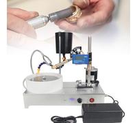 Amoladora de gemas de escritorio, máquina de facetado plano de 2800 rpm, ajustable en acero inoxidable con pantalla digital,for cuchillos,sellos, joyas, vidrio y piedras preciosas.