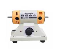 Amoladora de mesa multifuncional, mini máquina pulidora eléctrica de corte de jade for carpintería, herientas de pulido de máquina pulidora de tallado(Full Set)