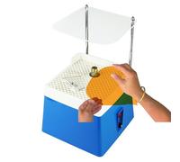 Amoladora de vidrio 4200 R/min Máquina de pulir vidrieras, molino portátil con broca de diamante, 65 W para vidrio y cerámica suministro automático de agua (con placa)