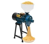 Amoladora eléctrica comercial de 2200 W, 220 V, molinillo de cereales seco, 1400 R/min, con 1 embudo, para arroz, maíz, cereales, café, trigo