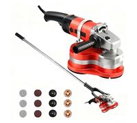 Amoladora Eléctrica de Diamante de Grado Profesional, con 6 Velocidades y 3 Discos de Diamante para Pulido de Cemento, Eliminación de Thinset y Desincrustación de Metales