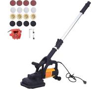 Amoladora eléctrica de hormigón de 3800 W, pulidora de piso de 4 cabezales con ajuste de 6 velocidades para moler hormigón, cemento, mármol y granito