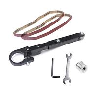 Amoladora eléctrica modificada para cinturón de arena, lijadora de banda de aire, adaptador de lijadora, accesorio de aire, adaptador de lijado, máquina de arena modificada, amoladora eléctrica