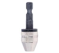 Amoladora Eléctrica, Portabrocas, Mini Taladro, Adaptador de Conversión de Portabrocas sin Llave, Vástago Hexagonal de 1/4, Convertir Destornilladores Inalámbricos