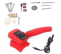 Amoladora inalámbrica 6 herramientas eléctricas variables con soporte accesorios para fabricación de joyas de resina, corte de pulido de 270 mm (para MWQ)