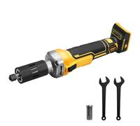 Amoladora inalámbrica Dewalt 20 V, amoladora recta sin escobillas 3/6 mm, 4 velocidades para moler, pulir y cortar