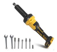 Amoladora inalámbrica para batería DEWALT, amoladora recta inalámbrica sin escobillas de 4 velocidades ajustable a 24000 RPM con pantalla de alimentación para bricolaje y tareas profesionales de