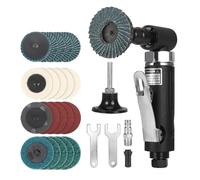 Amoladora neumática de 90 grados, mini amoladora , discos lijado con bloqueo rodillo 2 pulgadas ,Altamente eficiente