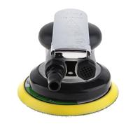 Amoladora neumática Lijadora neumática de 5 pulgadas y 12000 rpm, con autoaspiradora aire, amoladora orbital palma, pulidora lijadora(2pcs Sanding Pad kit)