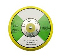 Amoladora neumática Lijadora orbital neumática, amoladora de aire 75 mm, 100, 125 y 150, pulidora excéntrica al vacío, herramientas pulido(1x 5Inch Base Plate)