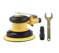 Amoladora pulidora neumática de mano de 5", herramienta de pulido profesional de 10000 RPM con bajo nivel de ruido y bajo consumo de aire para madera, metal, piedra y carrocería de