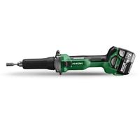 Amoladora recta inalámbrica sin escobillas HIKOKI de 18 V con pinza de 6 mm para trabajar en espacios reducidos GP18DAWGZ