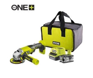 Amoladora Sin Cable Ryobi ONE+ R18AG-140S/ 1 Batería 18V 4.0 Ah/ Cargador 2.0 A/ Bolsa de Transporte