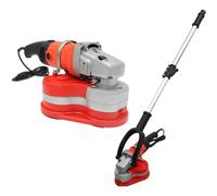 Amoladora y lijadora de hormigón, kit de amoladora de suelo de pared de 2800 W con 3 ruedas de diamante, pulidora de roca/piedra/granito y accesorio de vacío para cemento, mármol, suelos epoxi