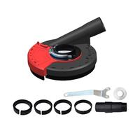 Amoladoras angulares cubiertas de corte con anillos de cepillo para mejorar la durabilidad y la extracción, espacios de trabajo más limpios y cubiertas de amoladora de ángulos