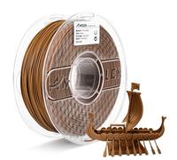 AMOLEN Filament PLA Filamento para Impresora 3D de Madera Oscura, Filamento PLA de 1,75 mm, 1 kg/2,2 lb, Precisión Dimensional +/- 0,02 mm