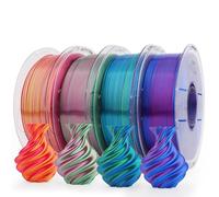 AMOLEN Filament PLA Filamento para Impresora 3D de Madera Oscura, Filamento PLA de 1,75 mm, 1 kg/2,2 lb, Precisión Dimensional +/- 0,02 mm