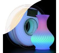 AMOLEN Filament PLA Filamento para Impresora 3D de Madera Oscura, Filamento PLA de 1,75 mm, 1 kg/2,2 lb, Precisión Dimensional +/- 0,02 mm