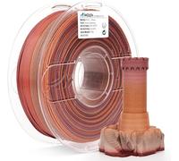AMOLEN Filament PLA Filamento para Impresora 3D de Madera Oscura, Filamento PLA de 1,75 mm, 1 kg/2,2 lb, Precisión Dimensional +/- 0,02 mm