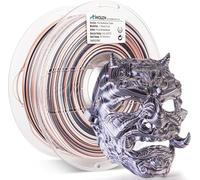 AMOLEN Filament PLA Filamento para Impresora 3D de Madera Oscura, Filamento PLA de 1,75 mm, 1 kg/2,2 lb, Precisión Dimensional +/- 0,02 mm