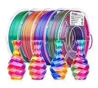 AMOLEN Filament PLA Filamento para Impresora 3D de Madera Oscura, Filamento PLA de 1,75 mm, Precisión Dimensional +/- 0,02 mm, 200 g x 4 bobinas