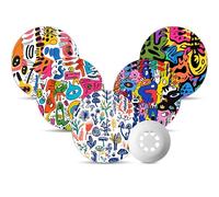 Amolyfe Libre 3 Plus - Fundas impermeables para sensores, paquete de 10 unidades, Freestyle Libre 3 fundas, a prueba de golpes con tapa dura, parches adhesivos transpirables sin látex con sensor de