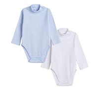 Amomí, Body Cuello Ciste para Bebé, Mangas Largas, Algodón 100%,Pack de 2 (24 Meses, 71029)